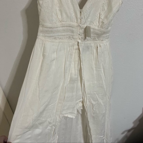 Zara Cream Lace Romper dress - Picture 3 of 6